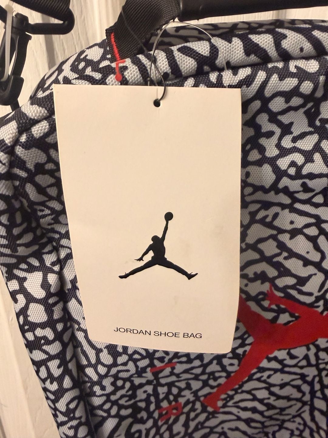 NEW Air Jordan Shoe Box Bag Large Size Logo Swoosh Elephant Print Retro NWT 3