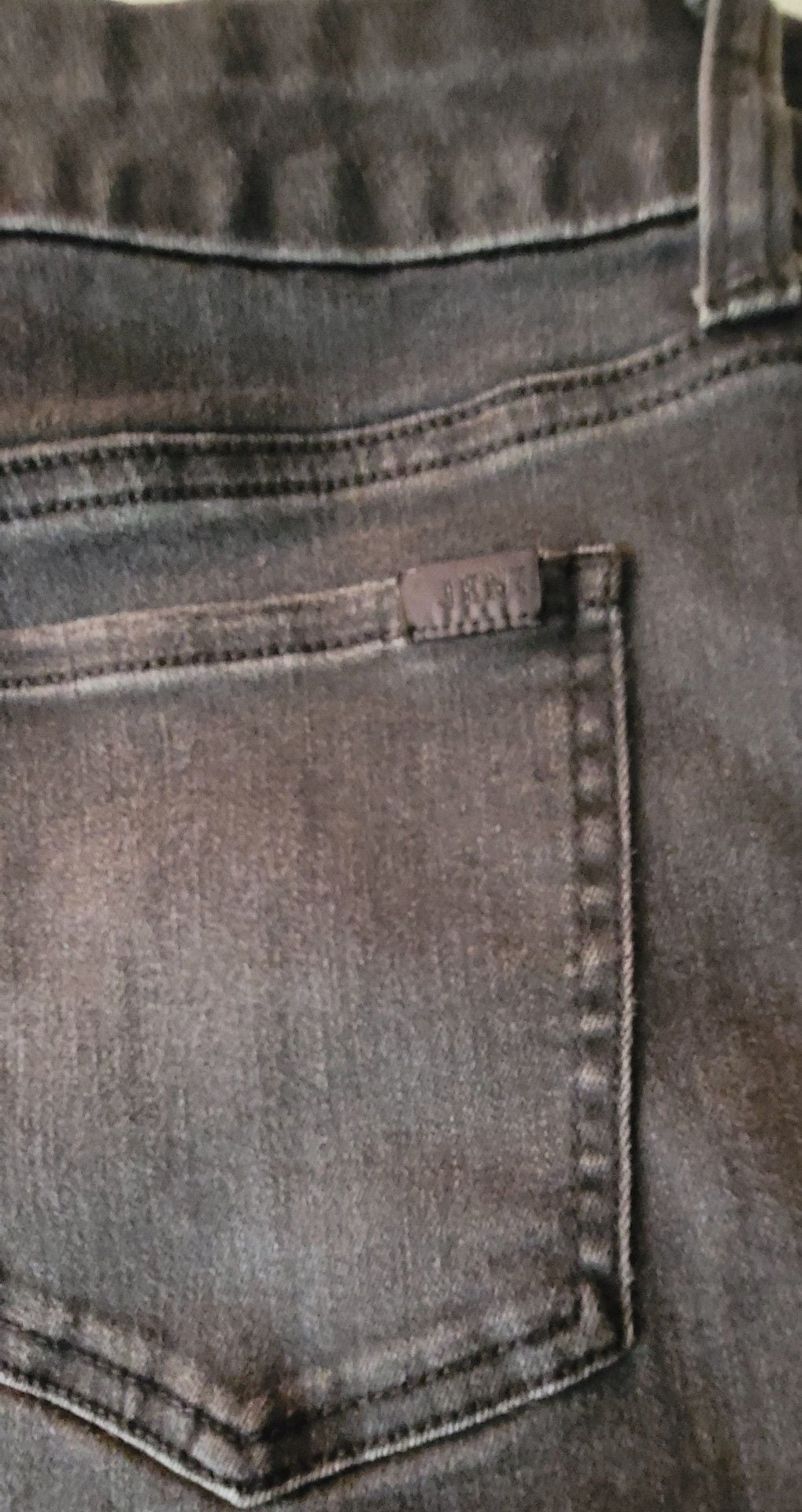 JEN7 Slim Bootcut Jeans Size 6 Black Denim 5