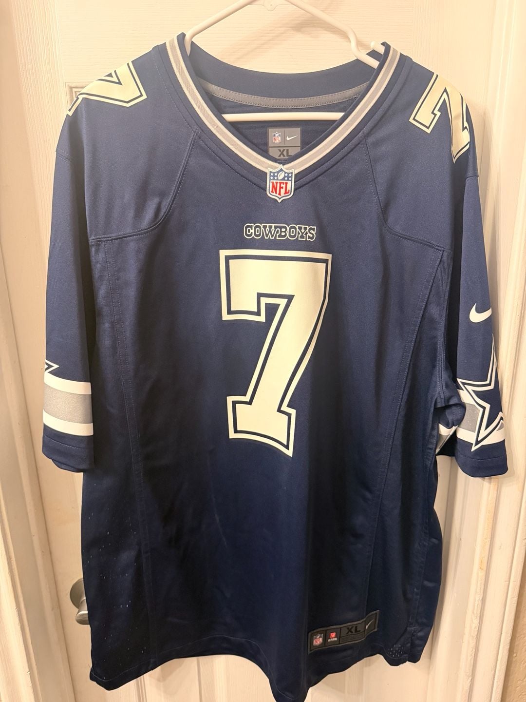 Nike Dallas Cowboys Trevon Diggs 7 Jersey Size XL Navy On Field 2
