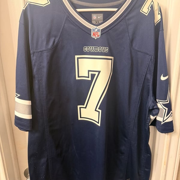 Nike Dallas Cowboys Trevon Diggs 7 Jersey Size XL Navy On Field