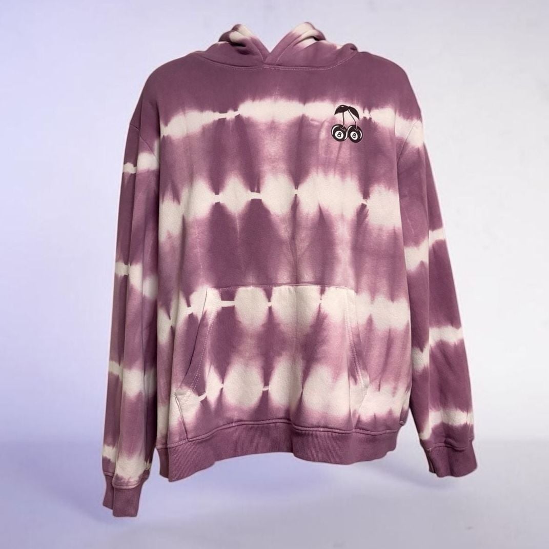 Retrofit Lucky Cherry Tie Dye Hoodie Size L Unisex 3