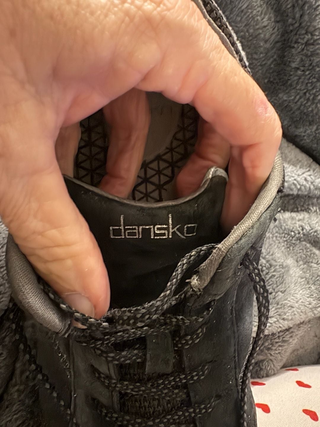 Dansko Paisley Size 39 Black Suede Waterproof Sneakers Hiking Shoes 8