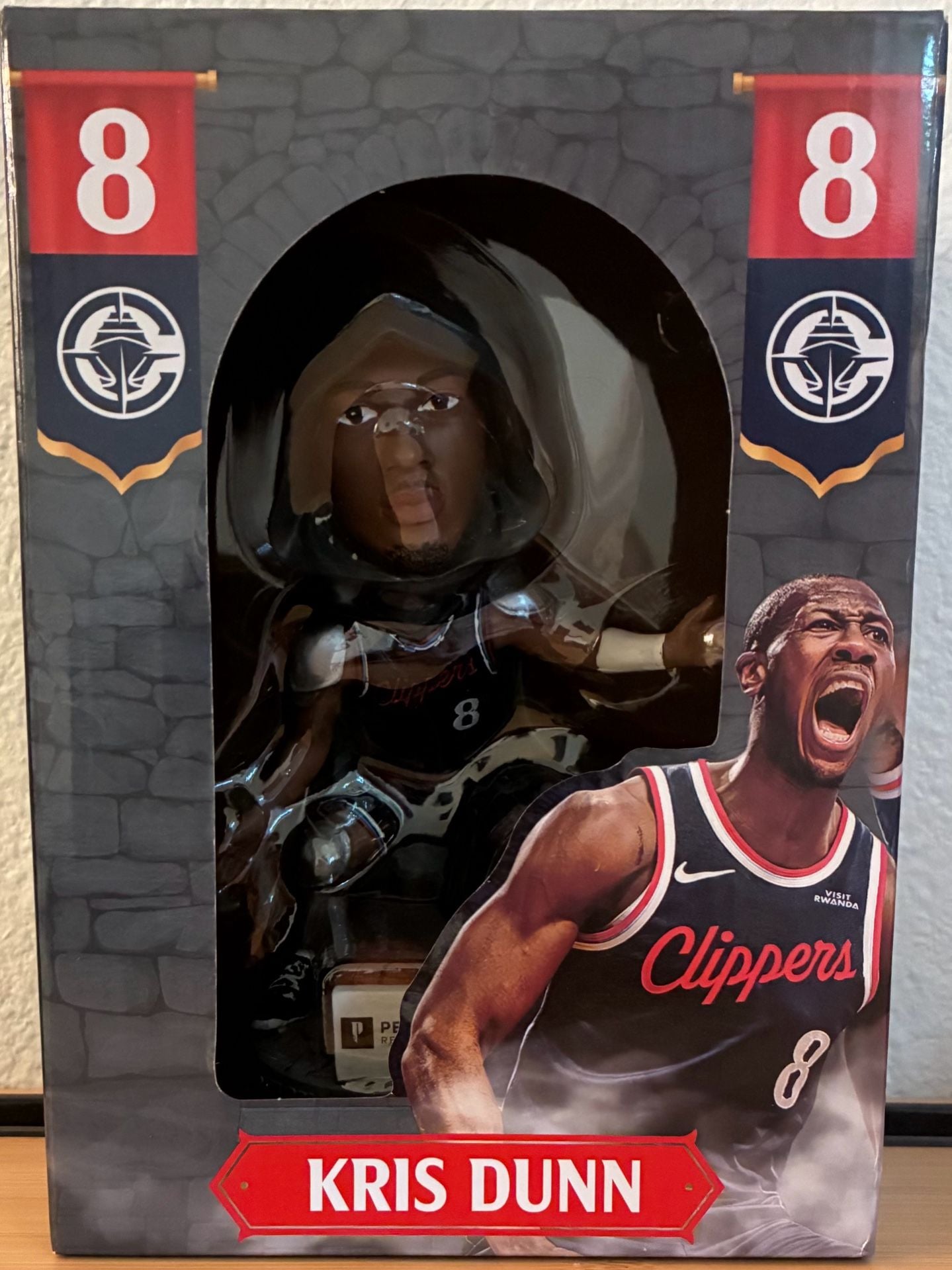 Los Angeles Clippers Kris Dunn Bobblehead 2025-26 Season SGA 1