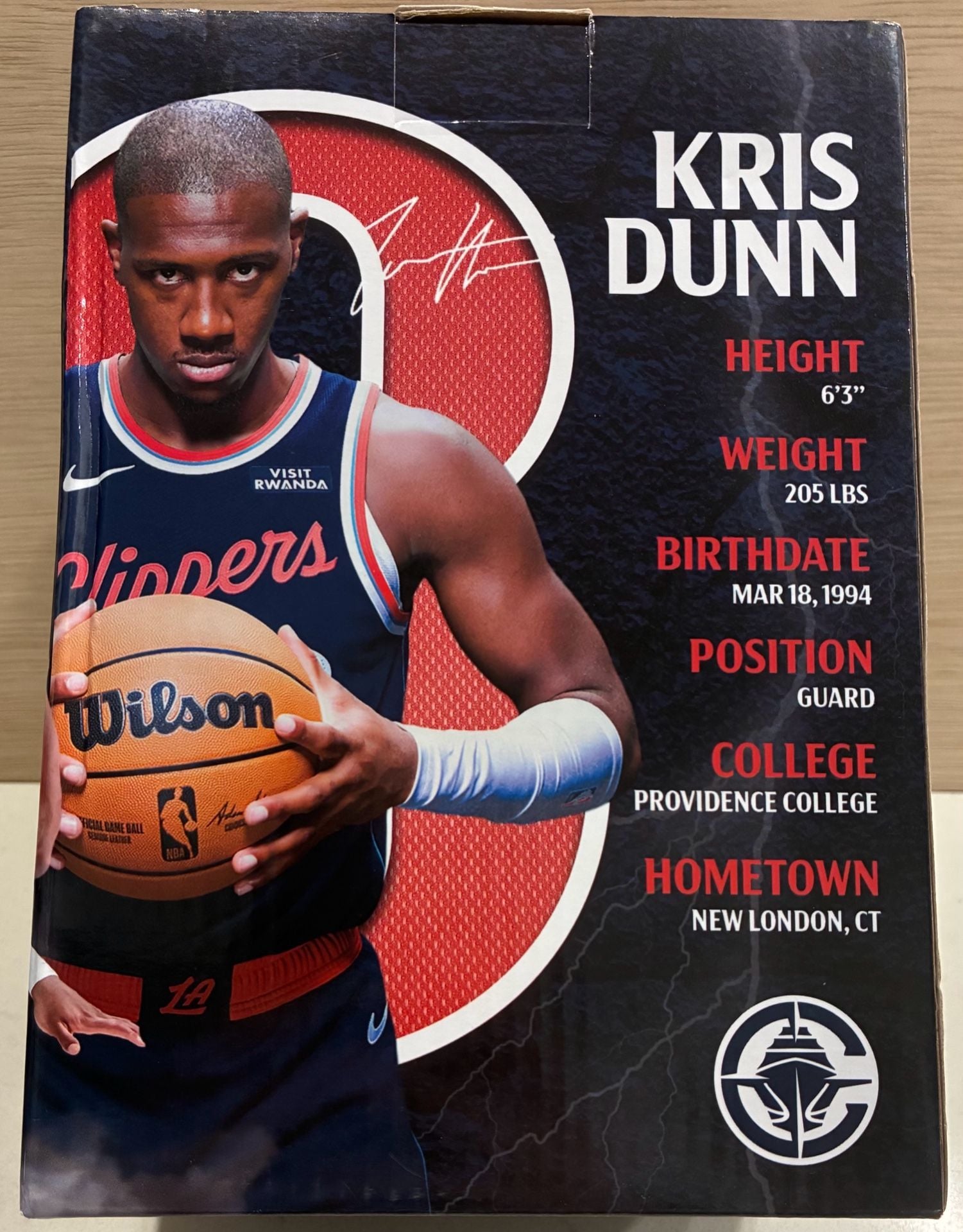 Los Angeles Clippers Kris Dunn Bobblehead 2025-26 Season SGA 2