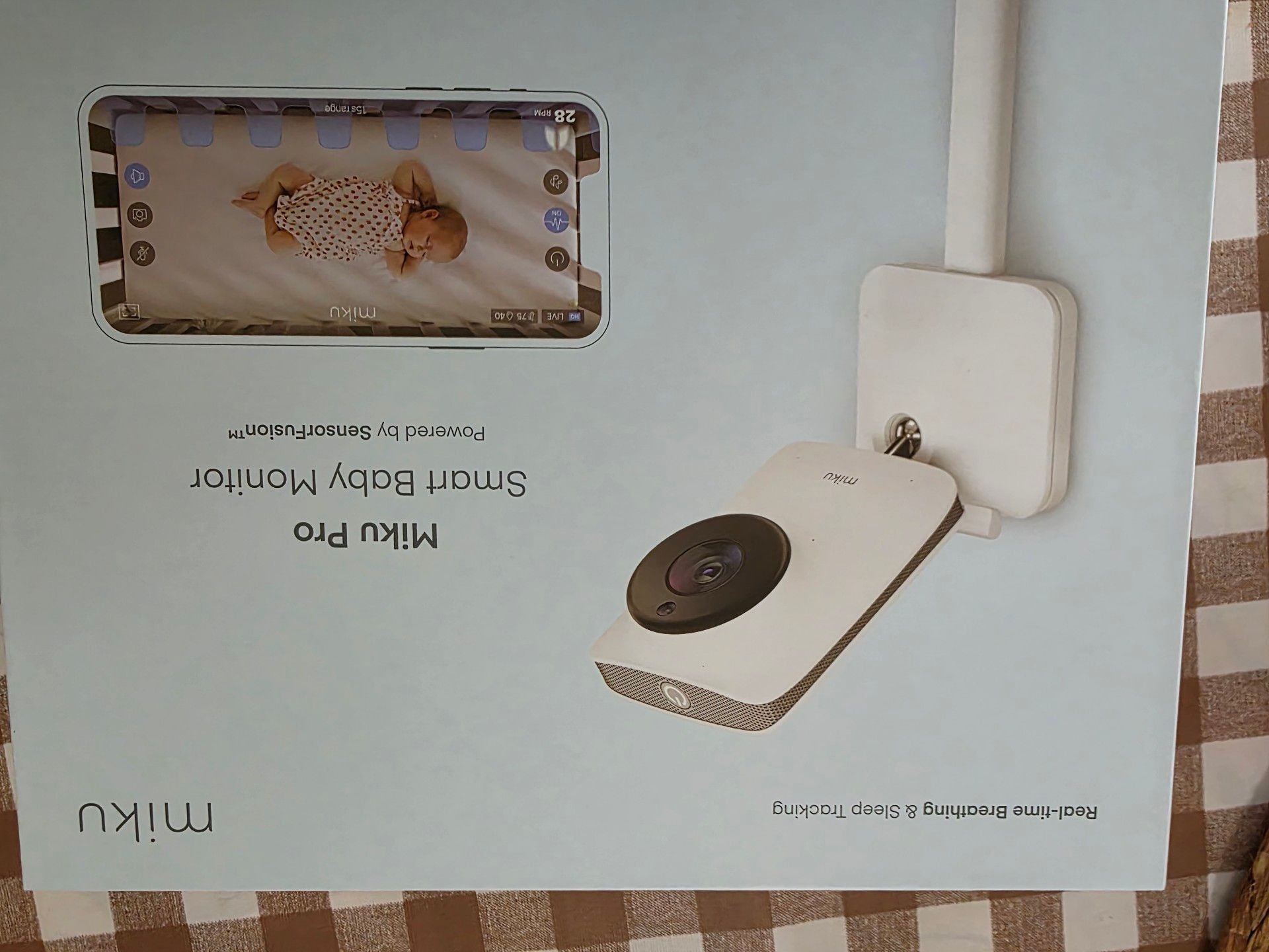 Miku Pro Smart Baby Monitor White 1