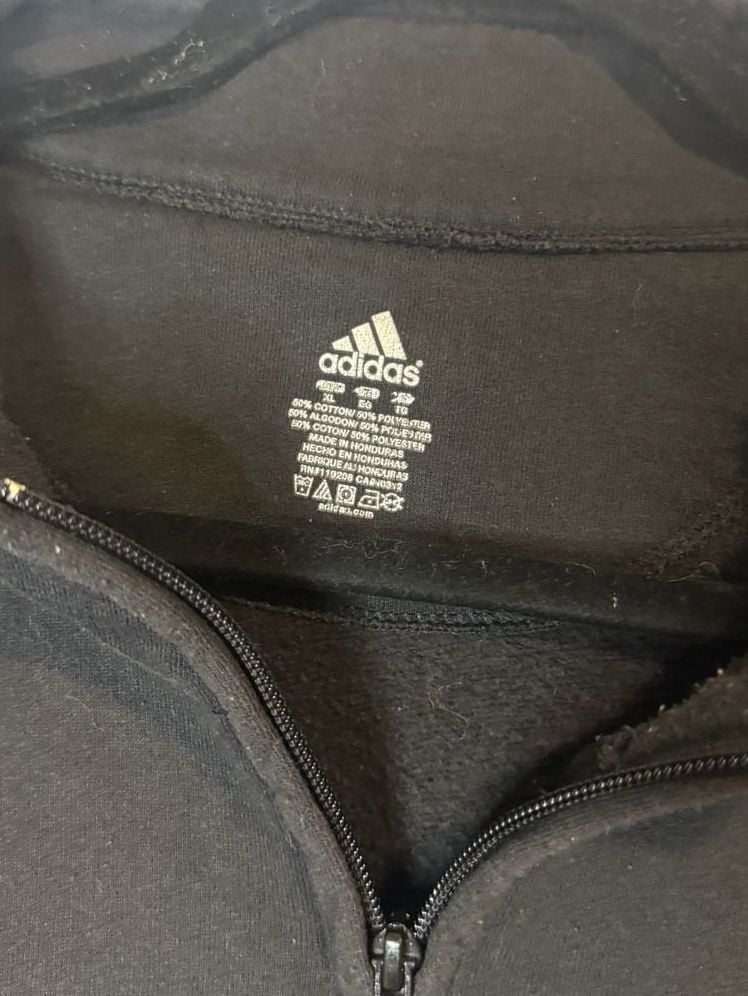 Adidas Santa Cruz Warriors 1/4 Zip Pullover Size XL Black 4