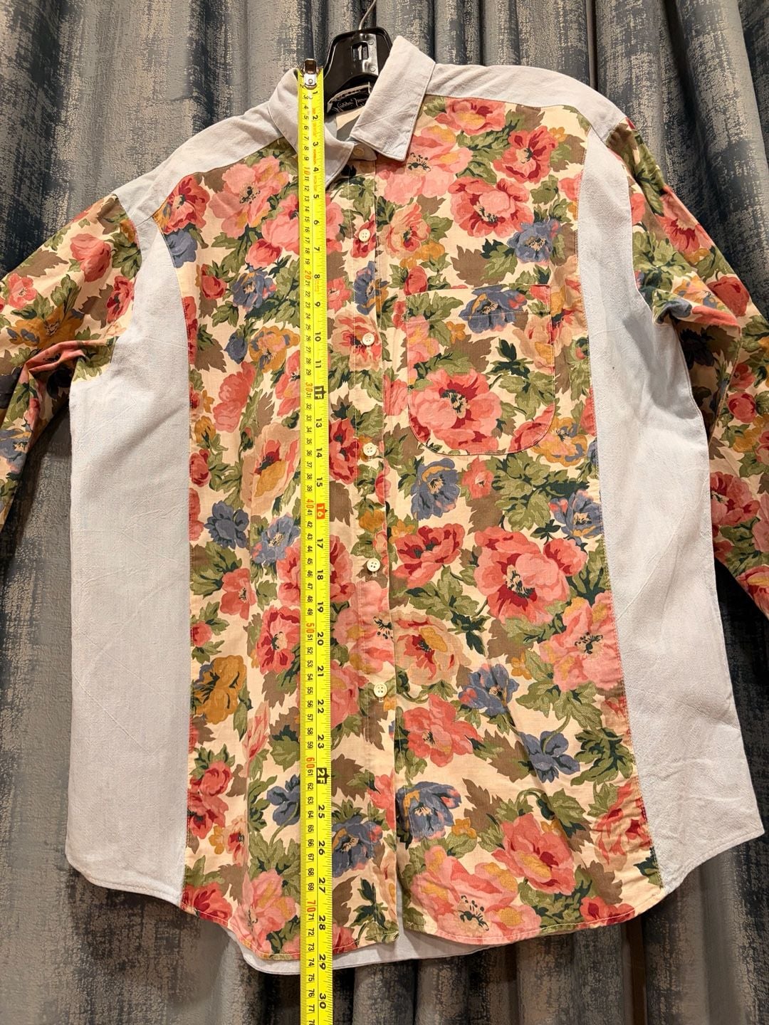 Maggie Sweet Floral Long Sleeve Button Down Shirt Vintage 5