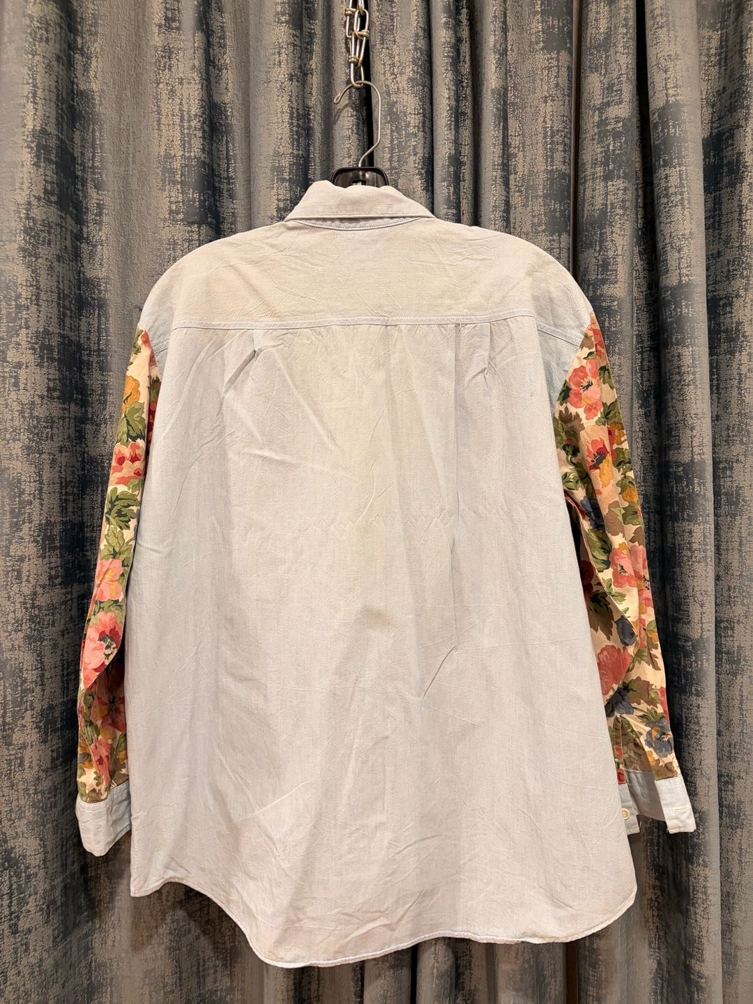 Maggie Sweet Floral Long Sleeve Button Down Shirt Vintage 7