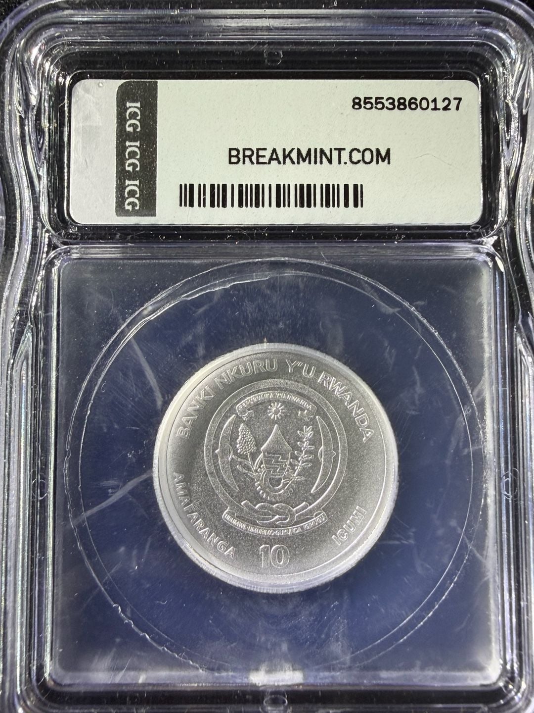 2026 Rwanda Nautical Ounce Kruzenshtern 1/12 oz Silver MS70 3