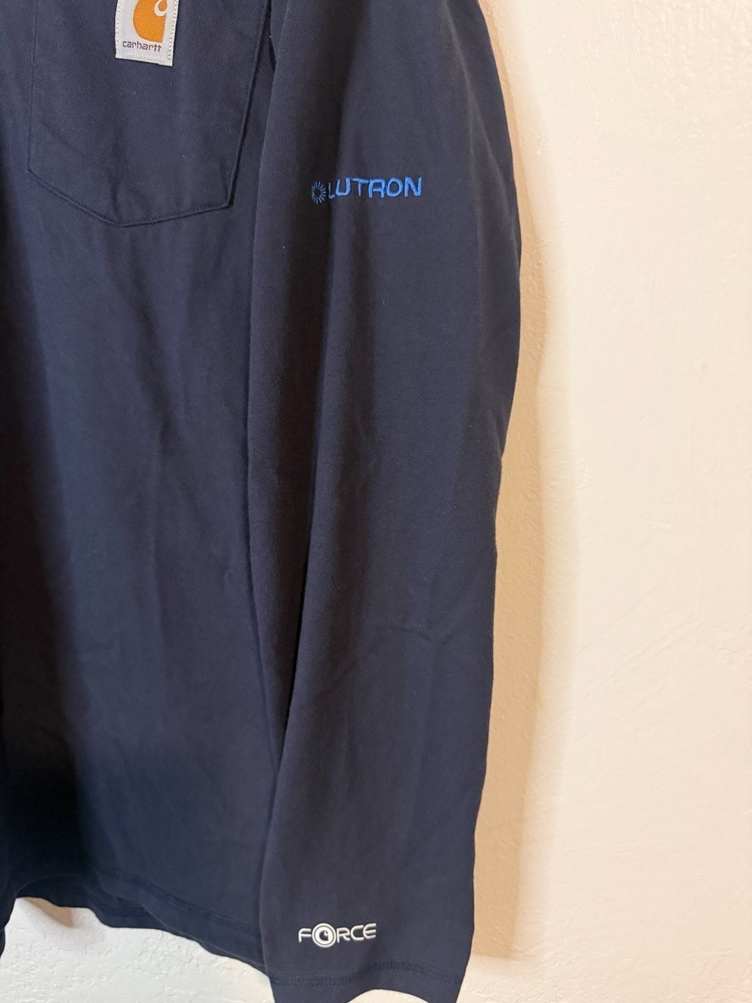 Carhartt Force Quarter Zip Long Sleeve Shirt Size L 5
