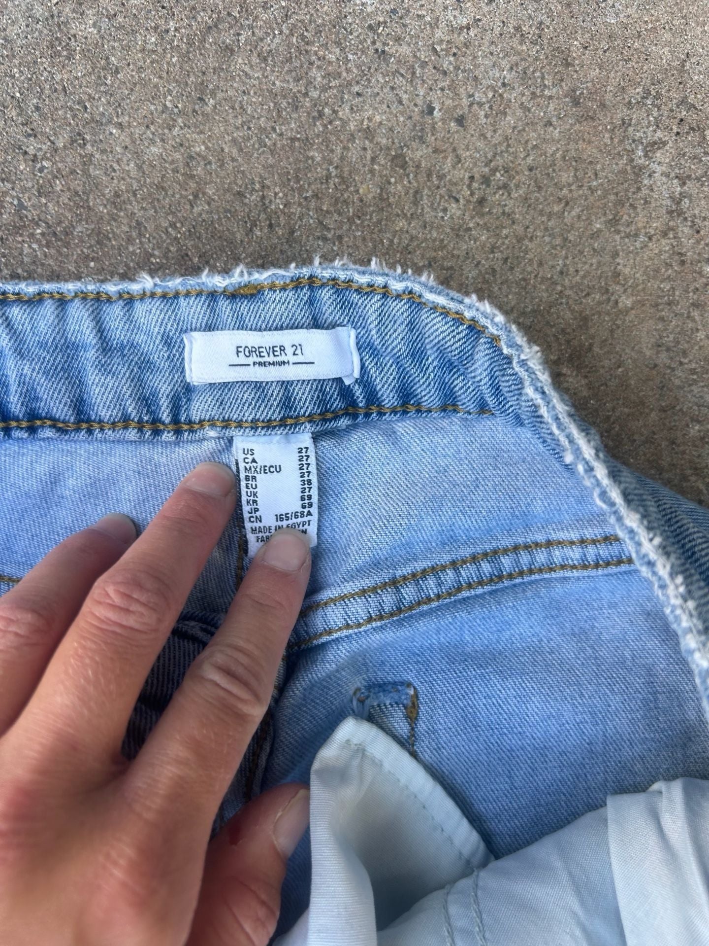 Forever 21 Mom Jeans High Rise Straight Leg Denim Size 27 4
