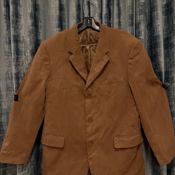 Alfani Blazer Size 44 R Brown Corduroy Sport Coat Jacket