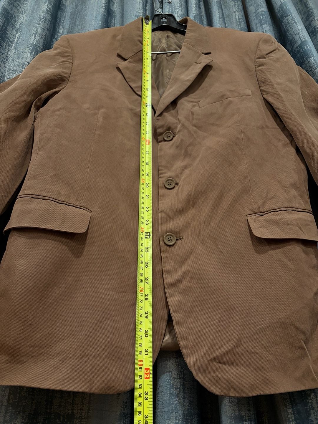 Alfani Blazer Size 44 R Brown Corduroy Sport Coat Jacket 7