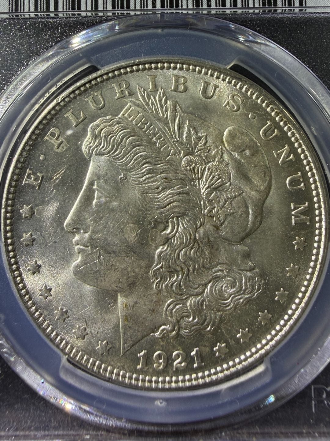 PCGS MS63 1921 Morgan Silver Dollar 2