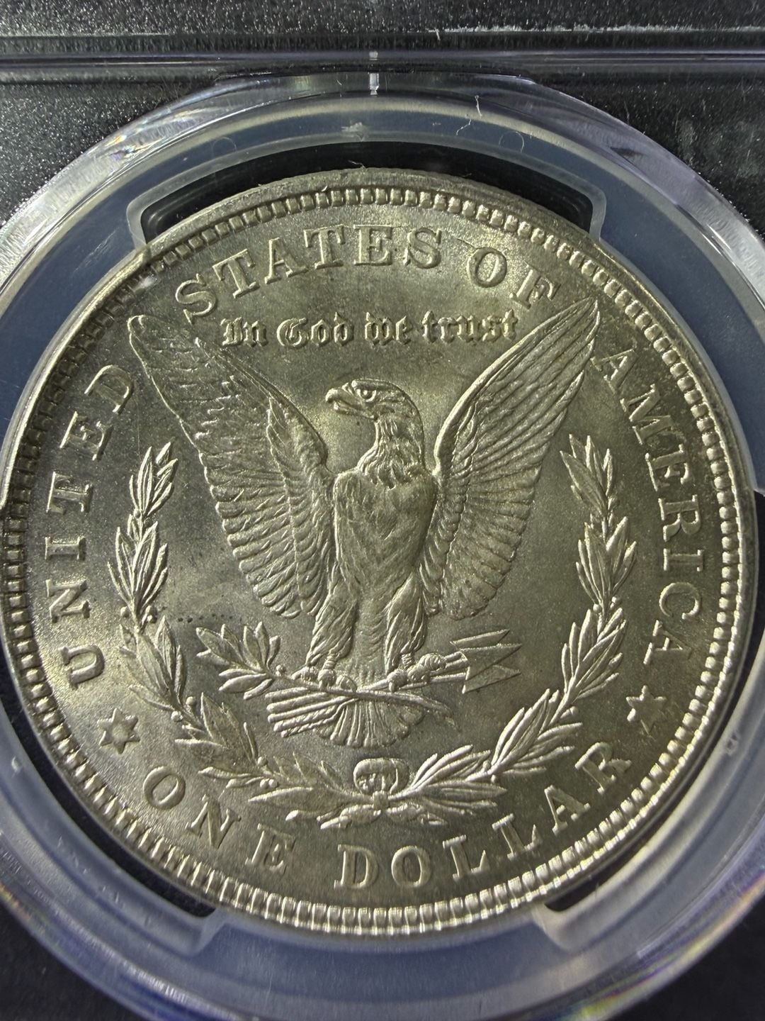 PCGS MS63 1921 Morgan Silver Dollar 4
