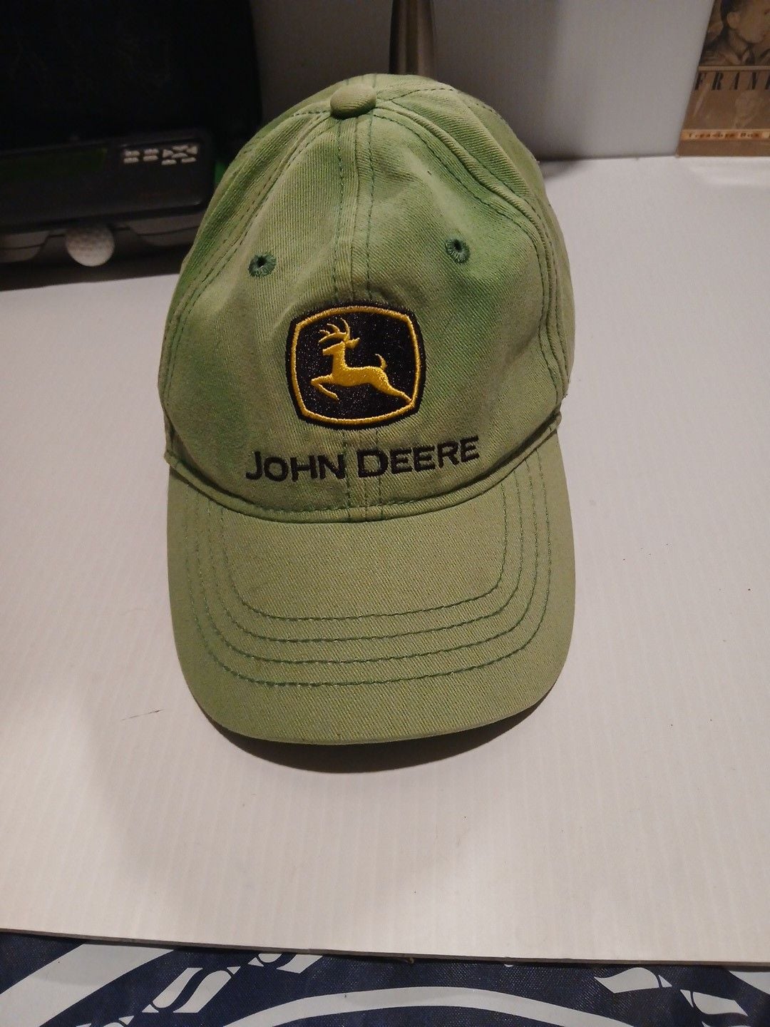 John Deere Baseball Cap Toddler One Size Green Cotton Embroidered Logo 2