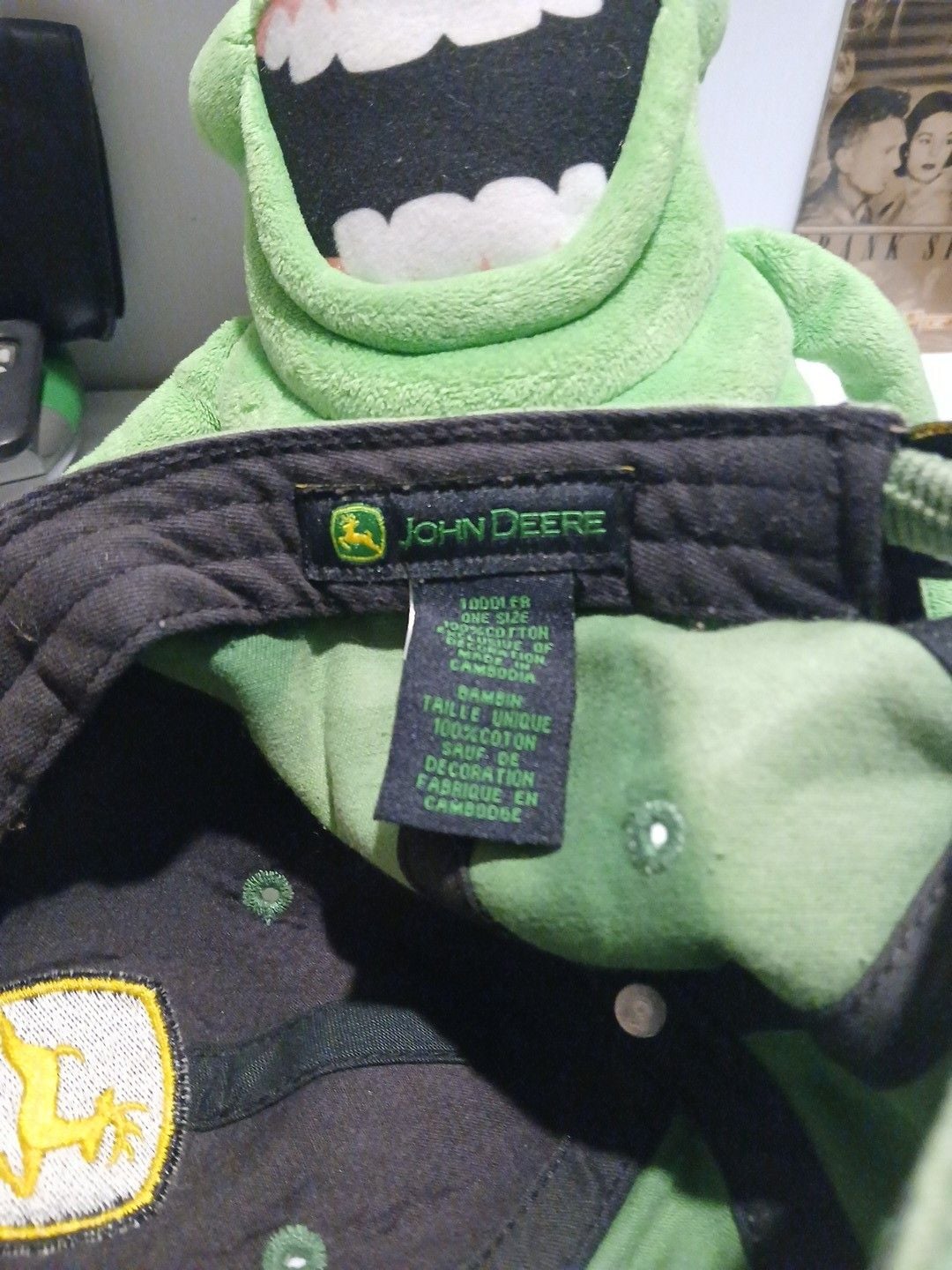 John Deere Baseball Cap Toddler One Size Green Cotton Embroidered Logo 6