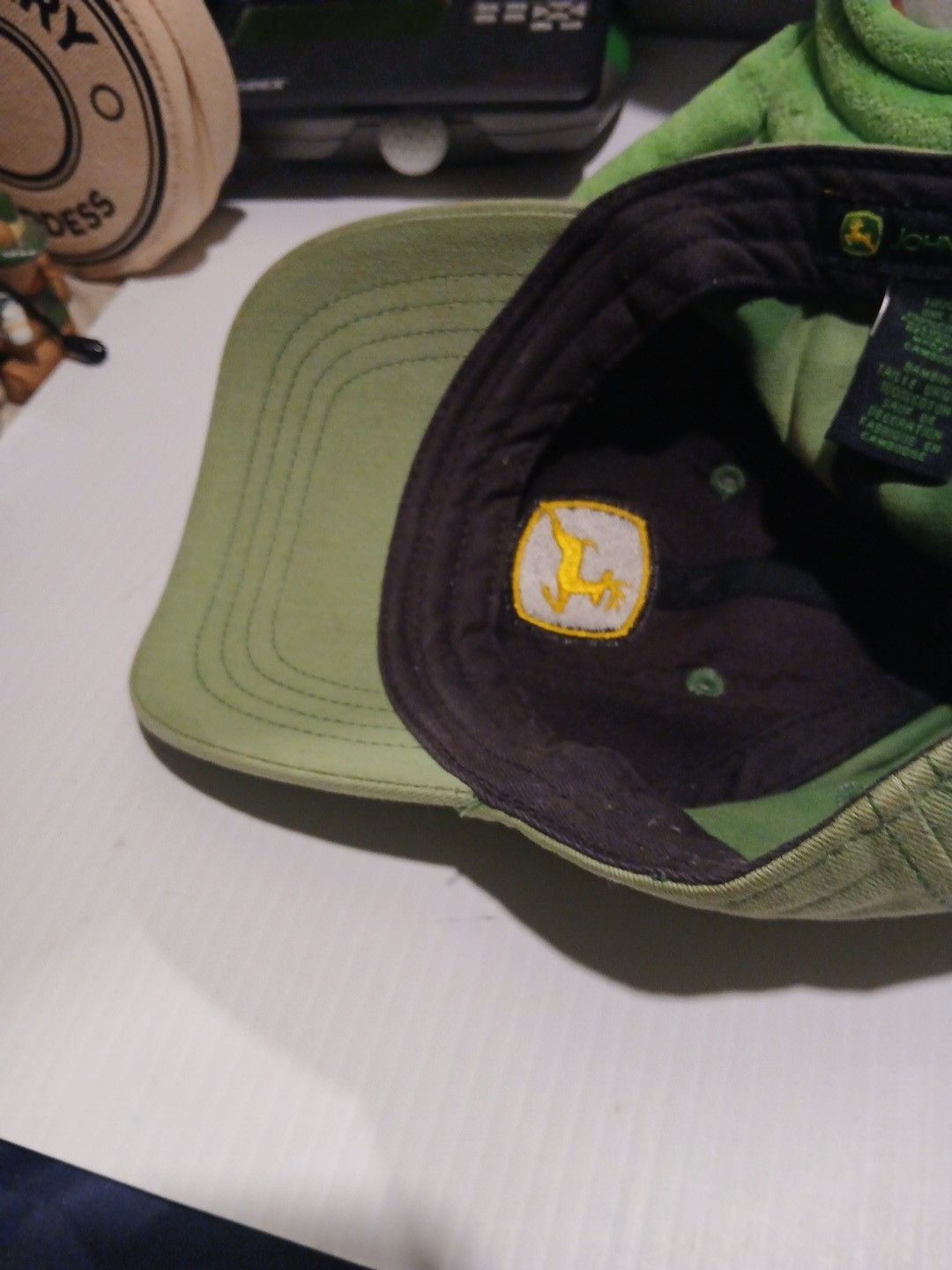 John Deere Baseball Cap Toddler One Size Green Cotton Embroidered Logo 7