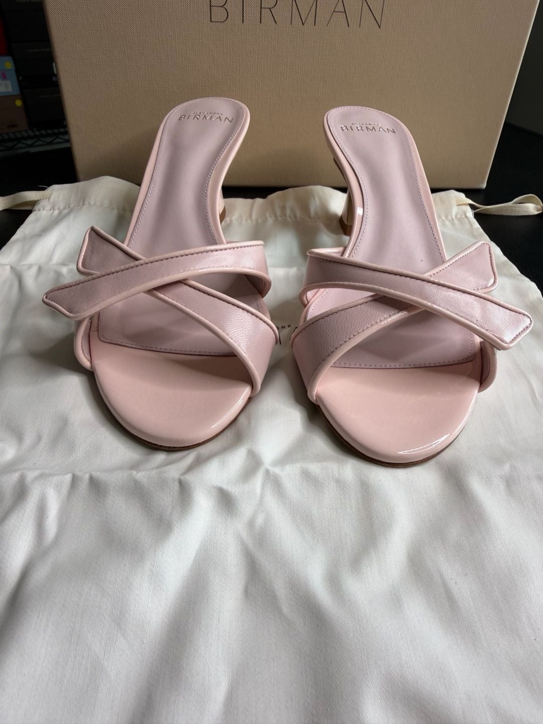 Alexandre Birman Tita Cross 60 Frost Pink Sandals IT 36.5 – MSRP $695 – BNIB 6