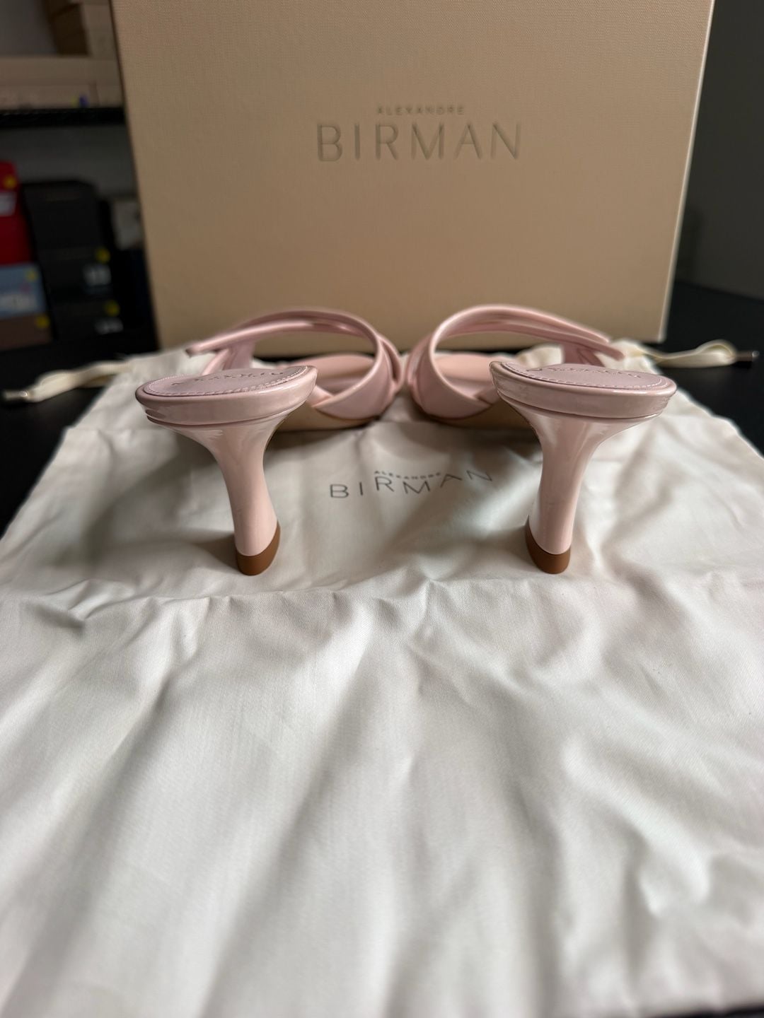 Alexandre Birman Tita Cross 60 Frost Pink Sandals IT 36.5 – MSRP $695 – BNIB 8