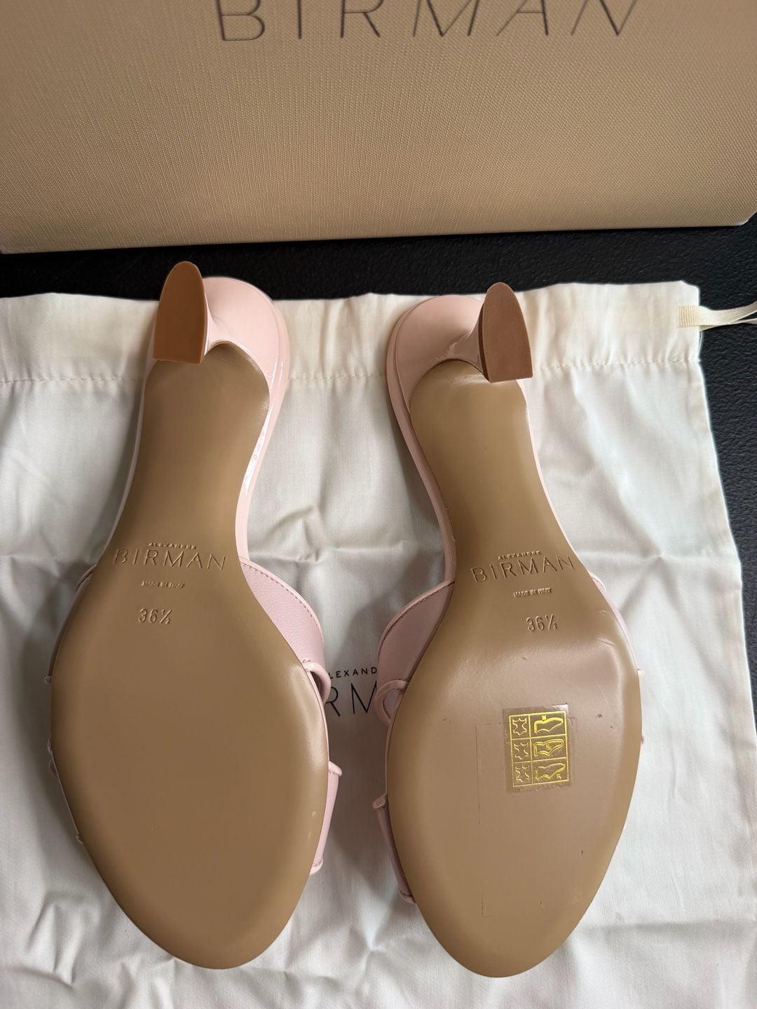 Alexandre Birman Tita Cross 60 Frost Pink Sandals IT 36.5 – MSRP $695 – BNIB 9