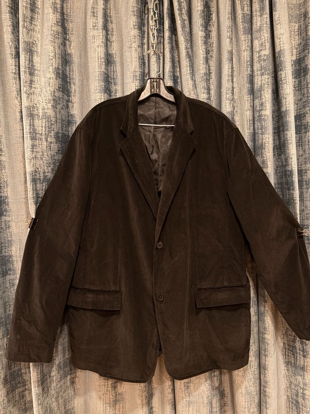 Alfani Corduroy Blazer Size XXL Black 2