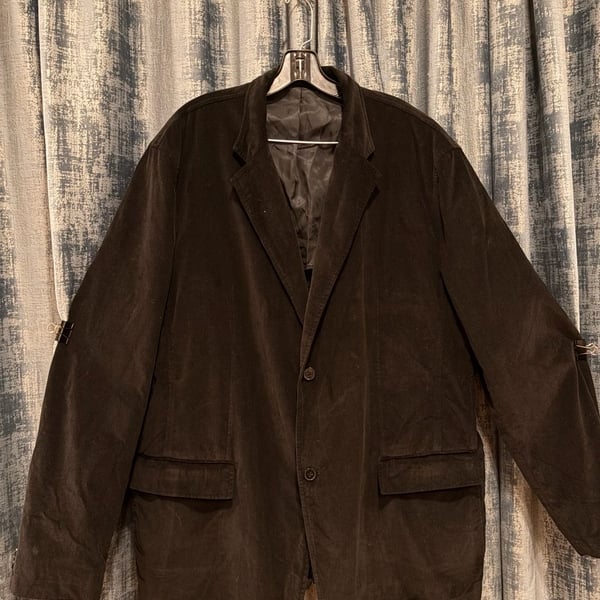 Alfani Corduroy Blazer Size XXL Black