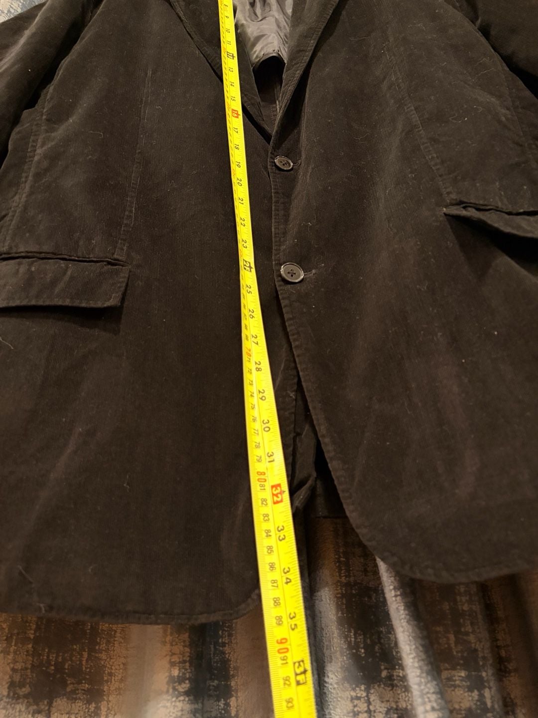 Alfani Corduroy Blazer Size XXL Black 10