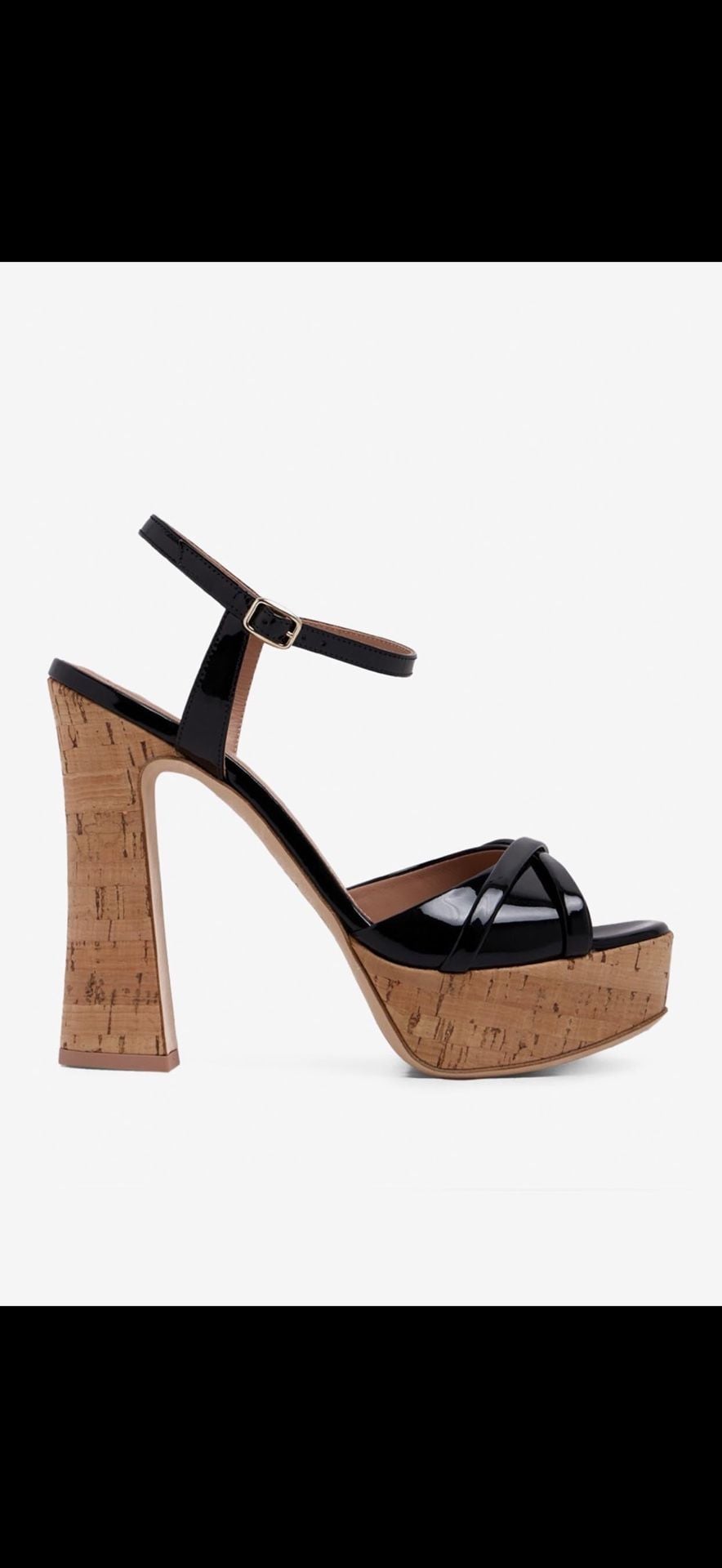 Malone Souliers Keaton 125 Black Leather Platform Sandals Size 41 MSRP $995 BNIB 2
