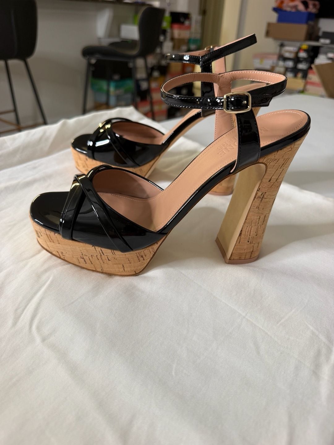 Malone Souliers Keaton 125 Black Leather Platform Sandals Size 41 MSRP $995 BNIB 3