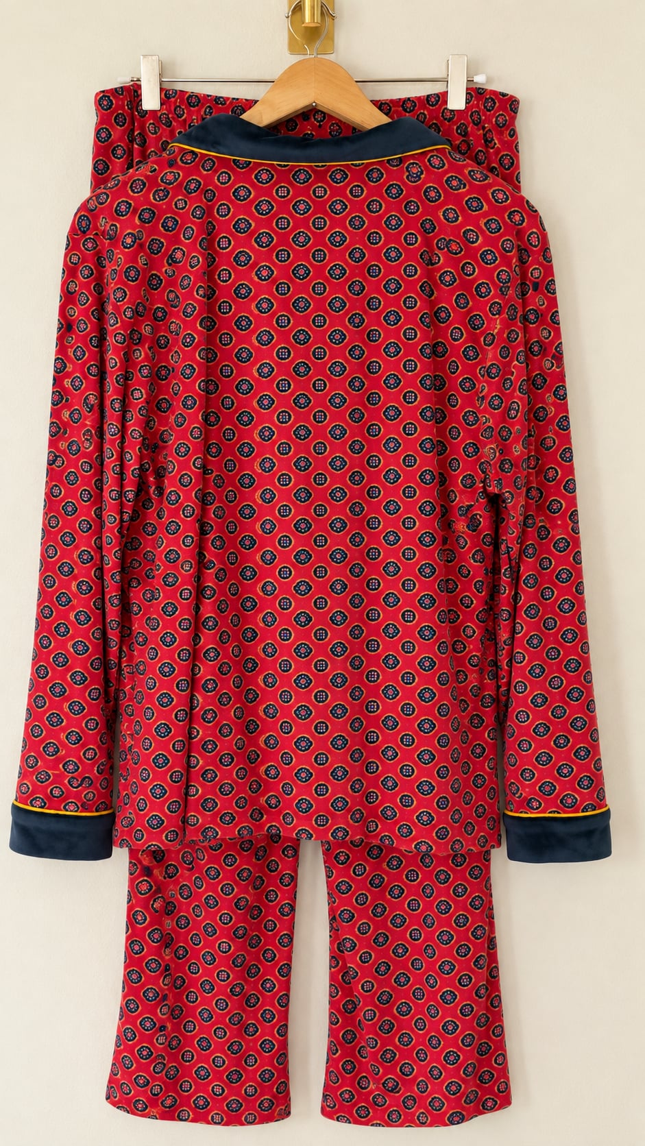 Secret Treasures Pajama Set Red Geo Print XL 2