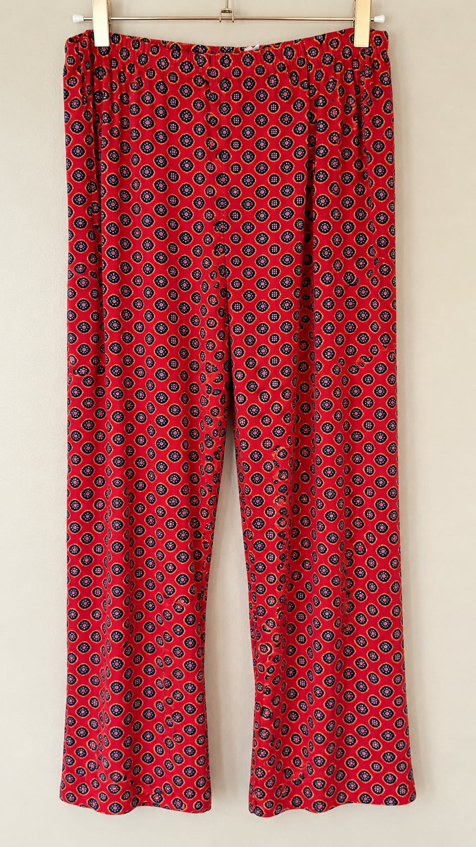 Secret Treasures Pajama Set Red Geo Print XL 3