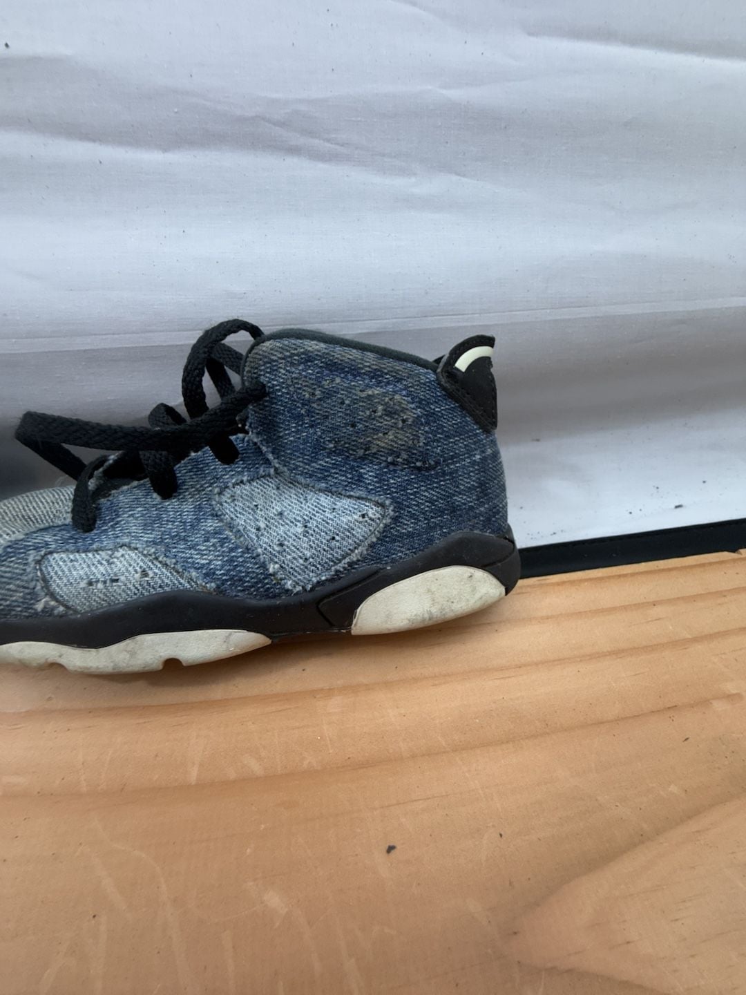 Jordan 6 Retro Washed Denim Toddler Size 8C Shoes CV5488-401 8