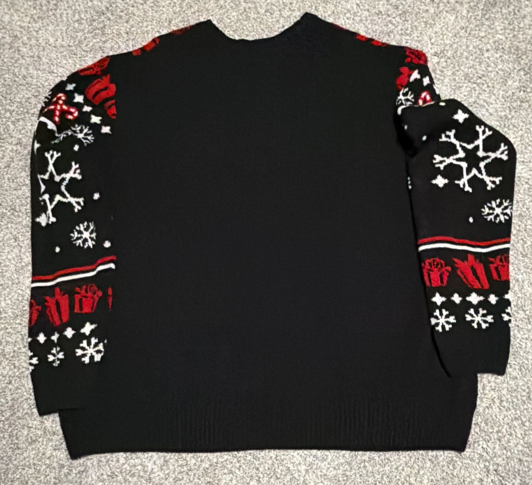 Disney The Nightmare Before Christmas Sweater Size 3XL Black Holiday 2