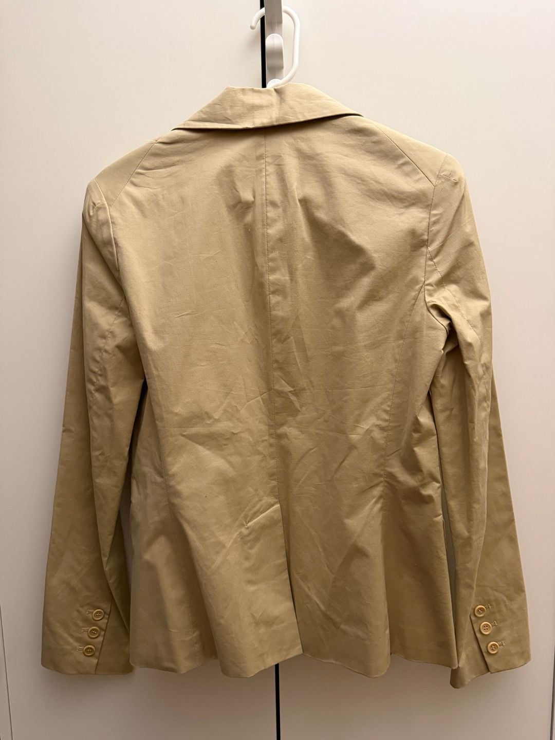 Theory Beige Cotton Blazer 5