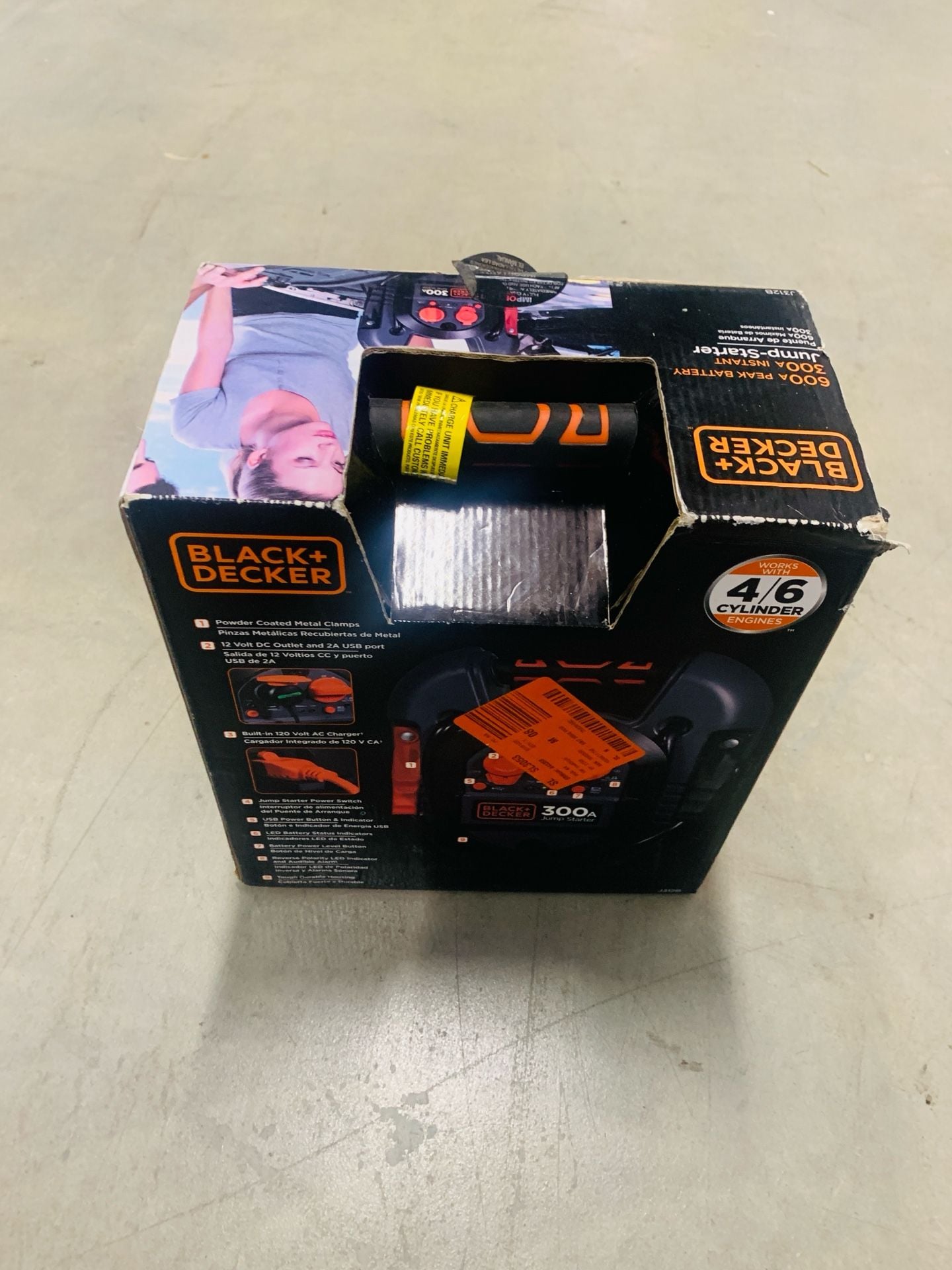 Black+Decker 300A Instant Jump Starter J312B 2