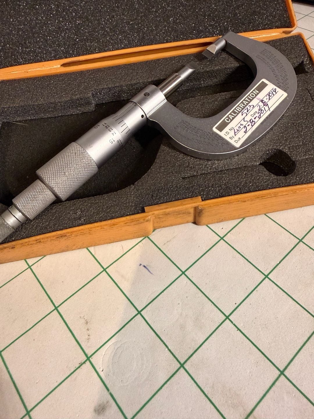 Mitutoyo Blade Micrometer 122-151 Size 0-1" 2