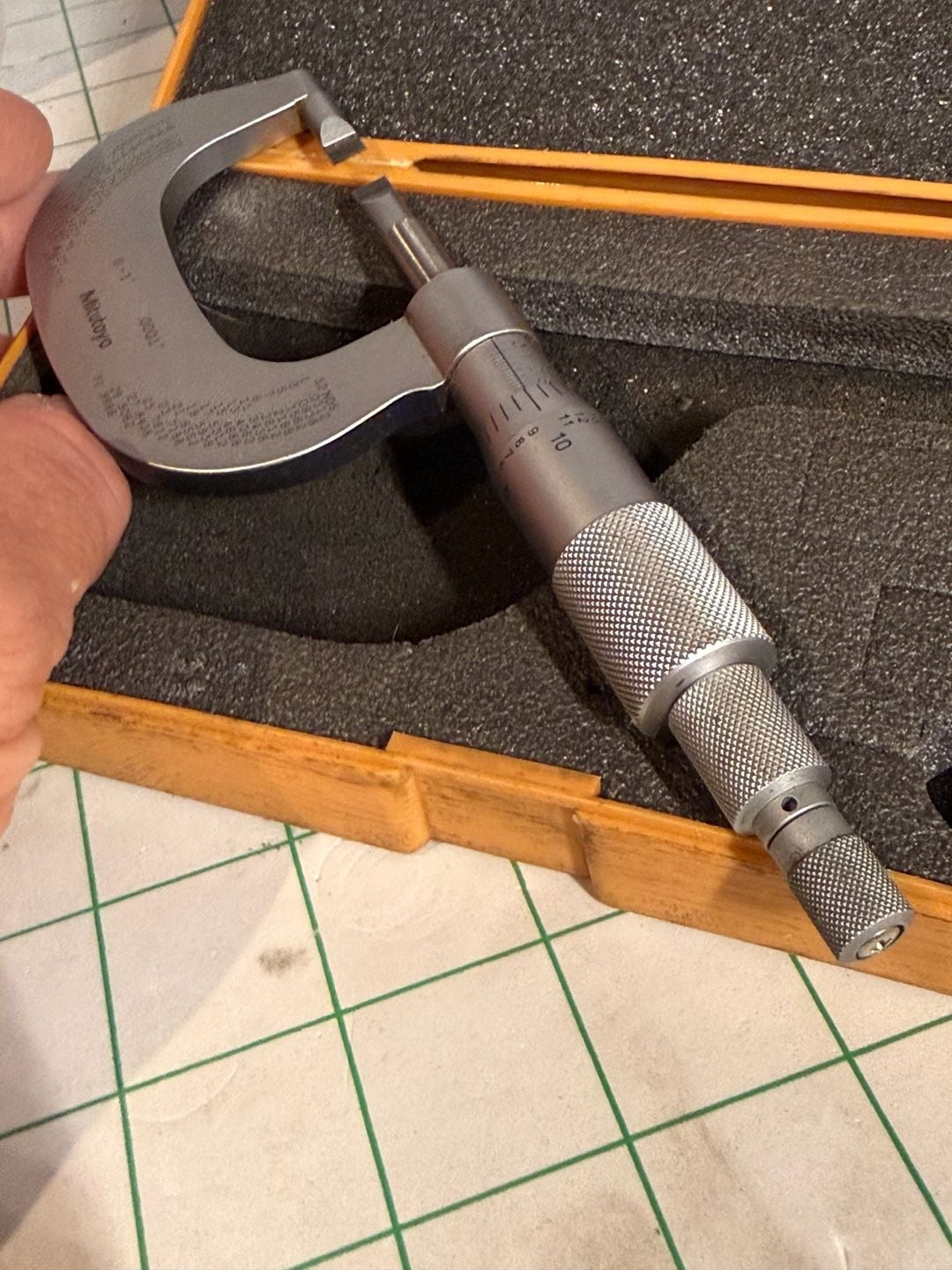 Mitutoyo Blade Micrometer 122-151 Size 0-1" 7