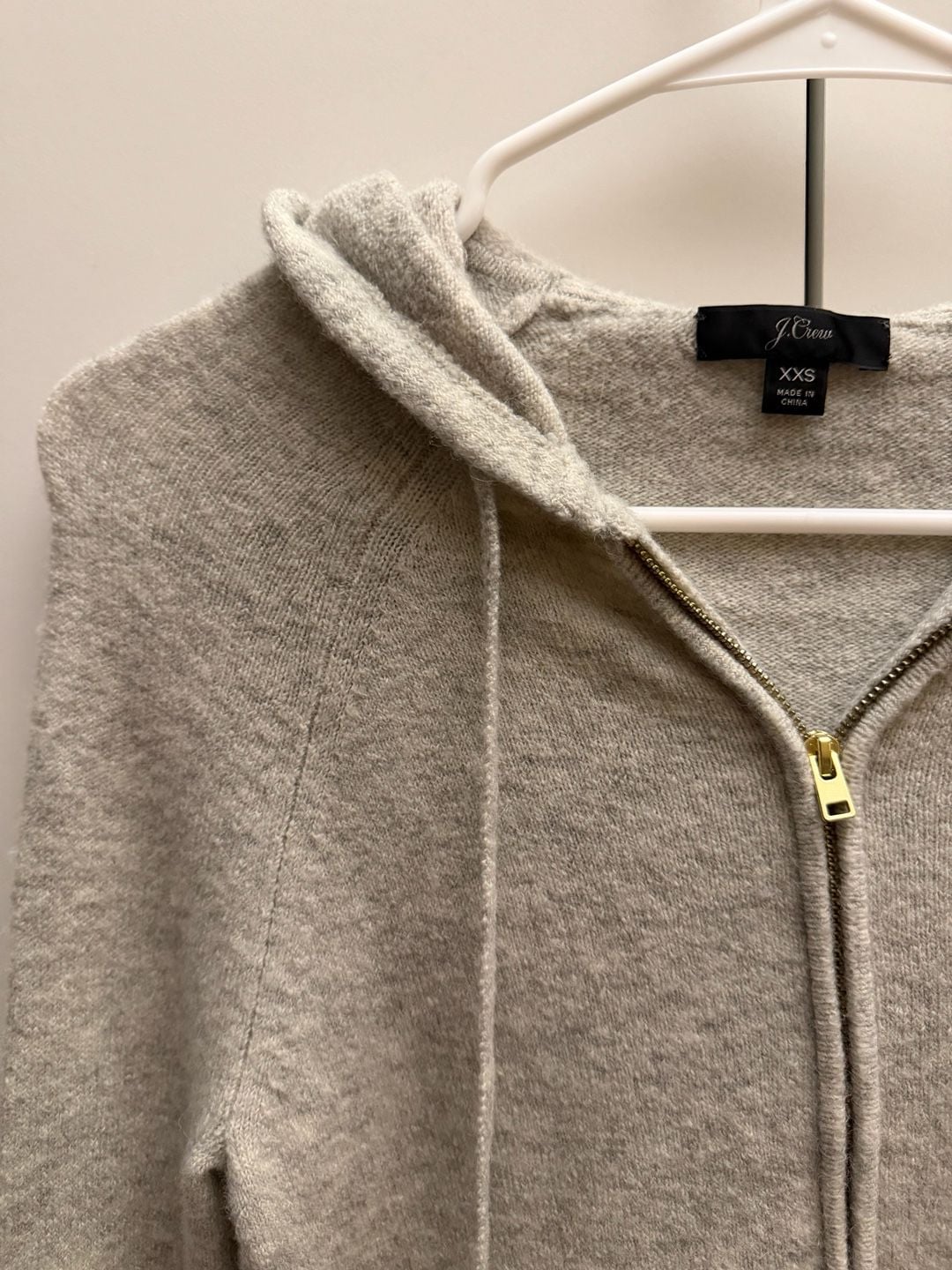 Jcrew Zip hoodie sweater in Supersoft yarn 3