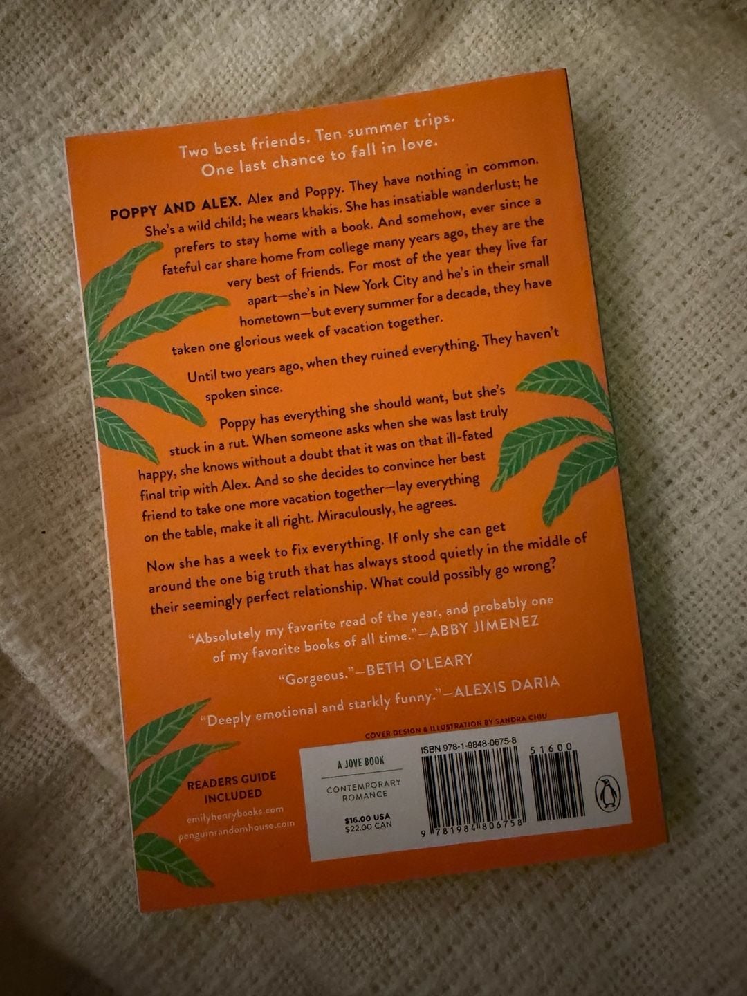 People We Meet on Vacation by Emily Henry Paperback 2
