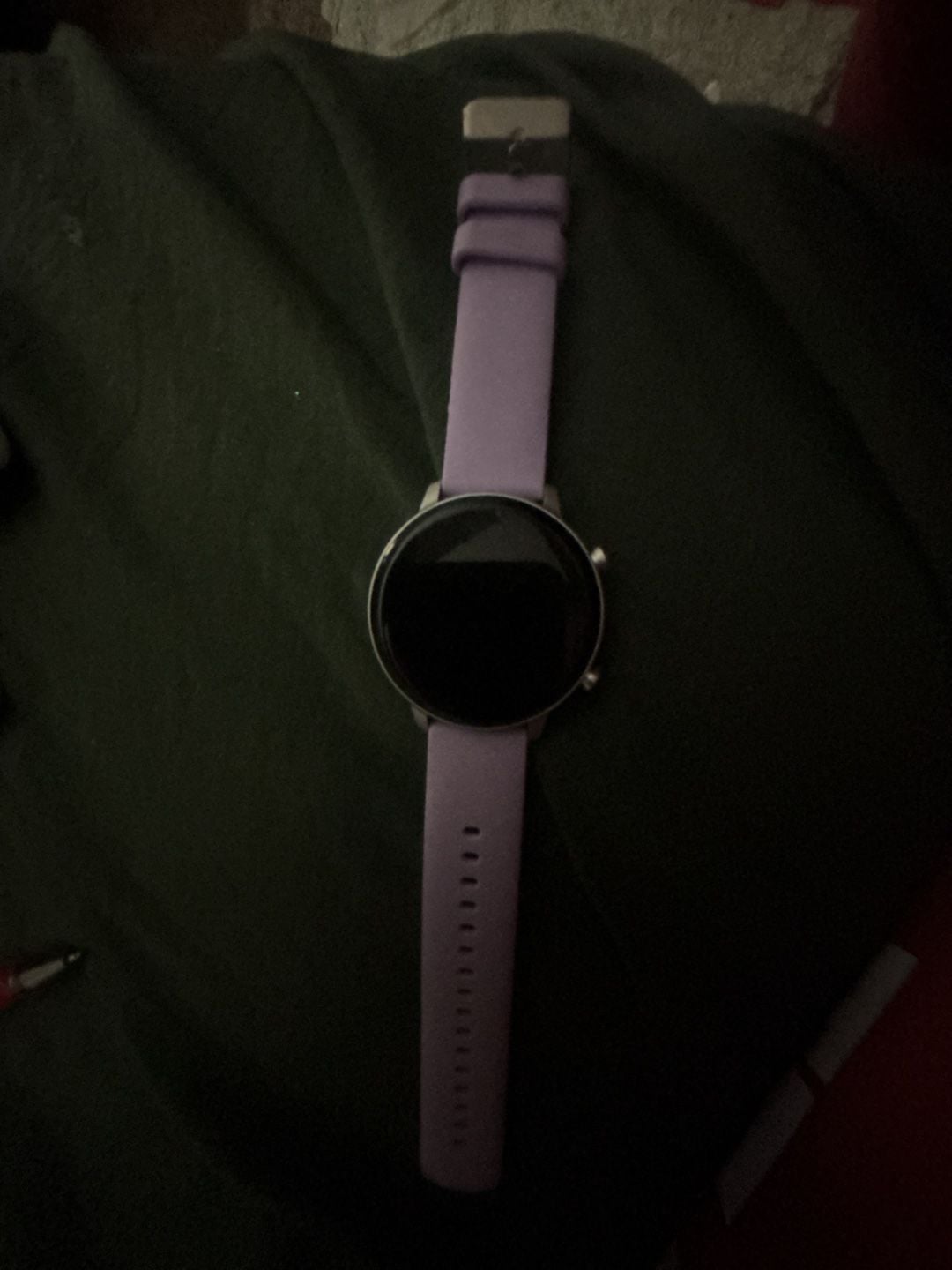 Unbranded Smart Watch Purple Silicone 2