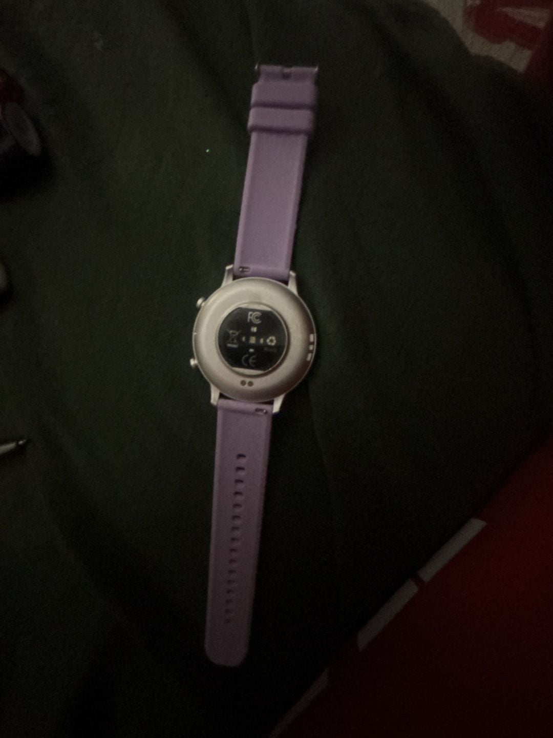 Unbranded Smart Watch Purple Silicone 4