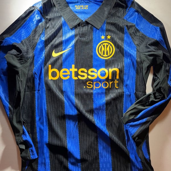 Nike Inter Milan 2024/25 Long Sleeve Home Jersey
