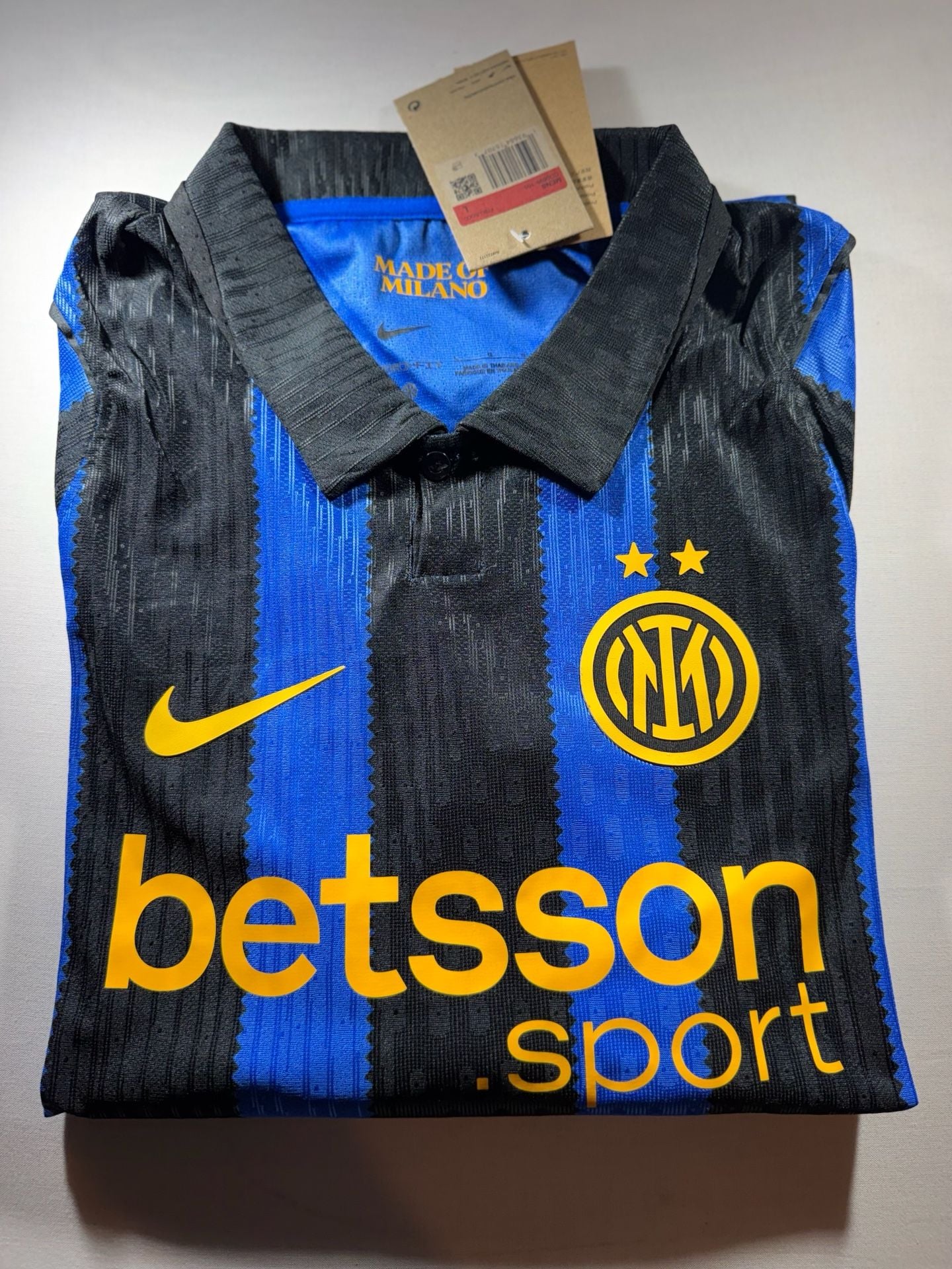 Nike Inter Milan 2024/25 Long Sleeve Home Jersey 17