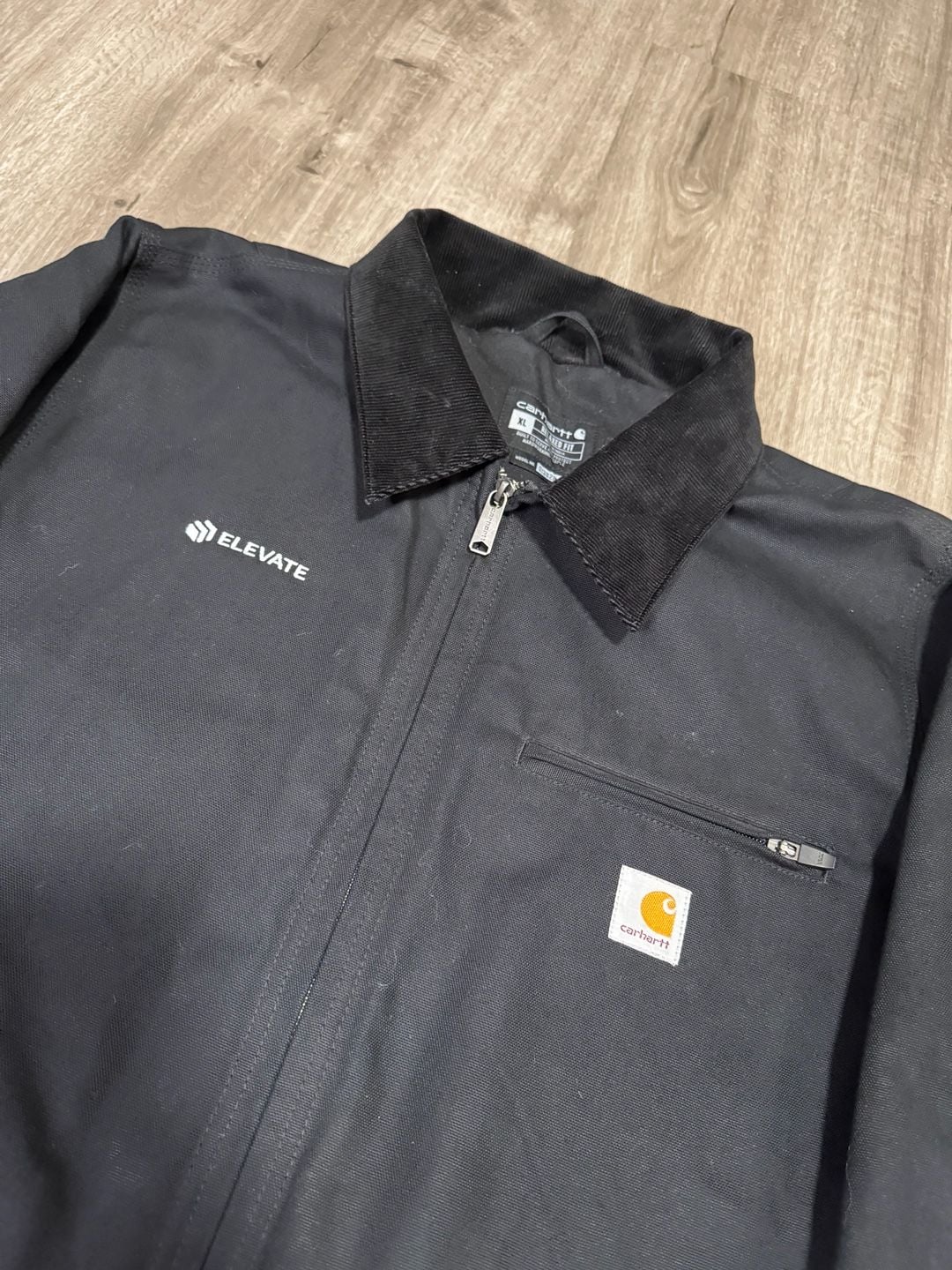Carhartt Black Blanket Lined Detroit Jacket Size XL
 10