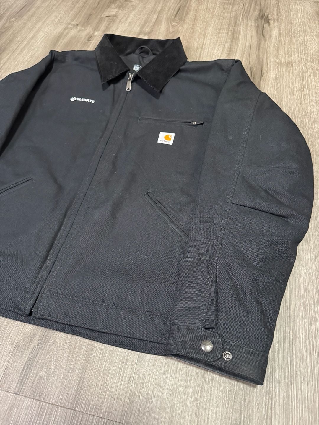 Carhartt Black Blanket Lined Detroit Jacket Size XL
 11