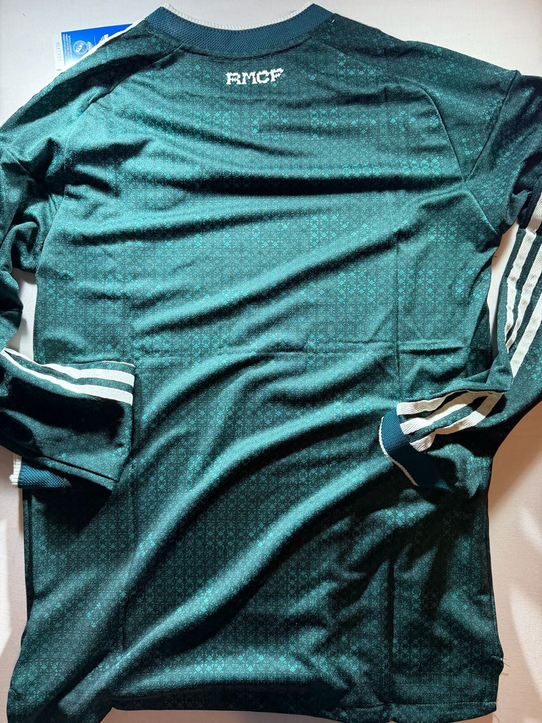 Adidas Real Madrid Long Sleeve Away Jersey Green 13