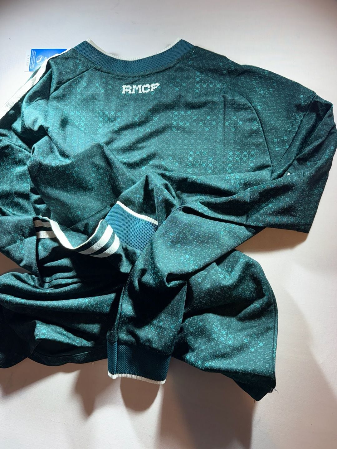 Adidas Real Madrid Long Sleeve Away Jersey Green 16
