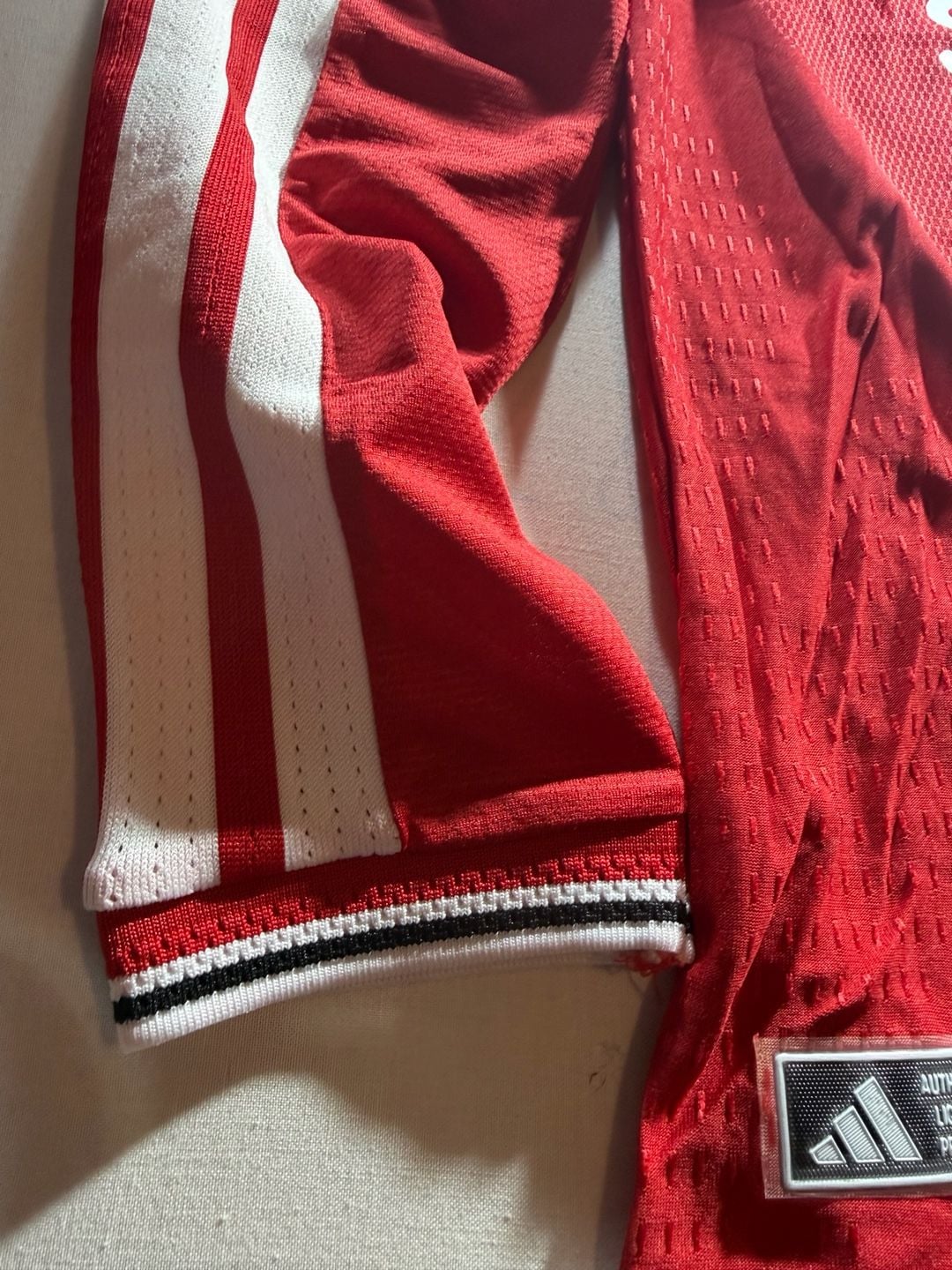 Adidas Manchester United Long Sleeve Home Jersey Size M Red 5