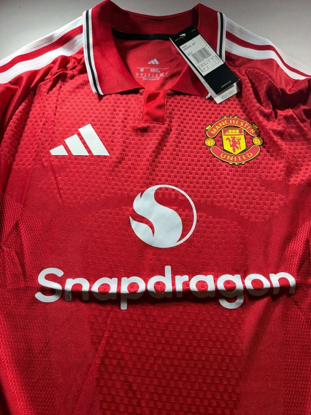 Adidas Manchester United Long Sleeve Home Jersey Size M Red 6